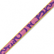 Schmucktextband Purple-orchid purple-lime