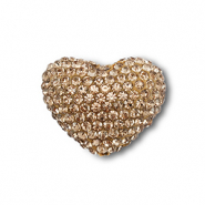 Perlen Bohemian Heart Taupe brown