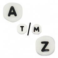 Keramik Buchstaben White-black