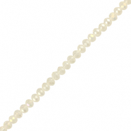 Facetten Top Glas Perlen 4x3mm Rondellen Transparent