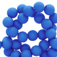 8 mm Perlen aus Acryl Royal blue