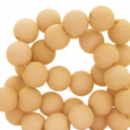 8 mm Perlen aus Acryl Light brown