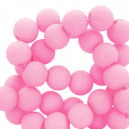 6 mm Perlen aus Acryl Pink