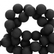 4 mm Perlen aus Acryl Black