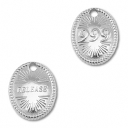 BY31® Anhänger aus Stainless Steel - Rostfreiem Engelszahlen 999 / Release Silver