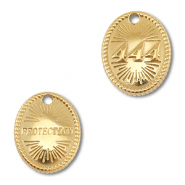 BY31® Anhänger aus Stainless Steel - Rostfreiem Engelszahlen 444 / Protection Gold