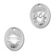 BY31® Anhänger aus Stainless Steel - Rostfreiem Engelszahlen 444 / Protection Silver