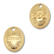 BY31® Anhänger aus Stainless Steel - Rostfreiem Engelszahlen 333 / Support Gold