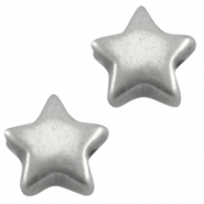 DQ Metall Stern 6mm Antik silber (Nickelfrei)