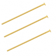 Metall DQ Nietstift 25mm Gold (Nickelfrei)