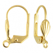Ohrring Design Quality Metall deco verschliessbar Gold (Nickelfrei)