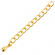 Metall DQ Verlängerungskette Gold (Nickelfrei)