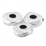 Metall DQ Perle 5mm Antik silber (Nickelfrei)