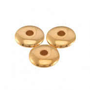 Metall DQ Perlen disc 4x1.5 mm Rosegold (nickelfrei)