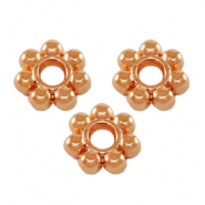 Perle DQ Metall Spacer Bali Ringe 5.6mm Rosegold (Nickelfrei)