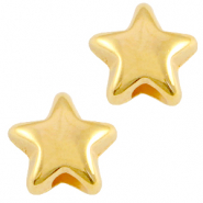 Perle DQ Metall Stern Gold (Nickelfrei)