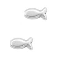 Perlen Metall DQ Fisch Antik silber (Nickelfrei)