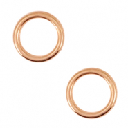 Anhänger Metall DQ Zirkel 12mm Rosegold (Nickelfrei)