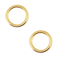 Anhänger Metall DQ Zirkel 12mm Gold (Nickelfrei)