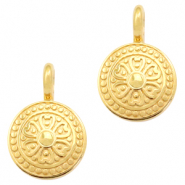Anh&auml;nger Metall DQ Mandala Gold (Nickelfrei)