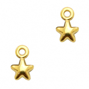 Anh&auml;nger Metall DQ Stern Gold (Nickelfrei)