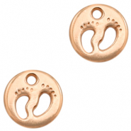 Anh&auml;nger Metall DQ F&uuml;&szlig;e Rosegold (Nickelfrei)