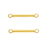 Anhänger Metall DQ Zwischenstück 18mm Gold (Nickelfrei)