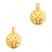 Anh&auml;nger Metall DQ Blume Gold (Nickelfrei)