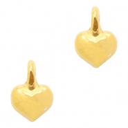 Anh&auml;nger Metall DQ Herz Gold (Nickelfrei)