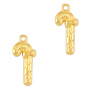Anh&auml;nger Metall DQ Zuckerstange Gold (Nickelfrei)