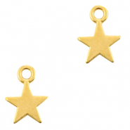 Anh&auml;nger Metall DQ Star Gold (Nickelfrei)