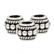 Perlen Metall DQ Deco Antik silber (Nickelfrei)