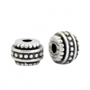 Perlen Metall DQ Deco Antik silber (Nickelfrei)
