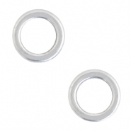Zubehör Metall DQ Ring 6mm Antik silber (Nickelfrei)