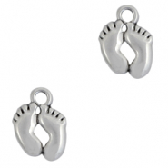 Anh&auml;nger Metall DQ Feet Antik silber (Nickelfrei)