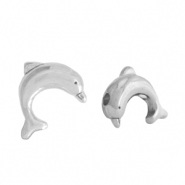 Perlen Metall DQ Dolfin Antik silber (Nickelfrei)