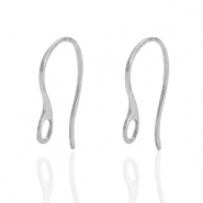 Stainless Steel - Rostfrei Stahl Ohrringe mit &Ouml;se Silber