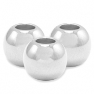 Perle Metall DQ 2.5mm Antik silber (Nickelfrei)