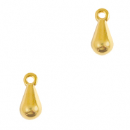 Anh&auml;nger Metall DQ Tropfen Gold (Nickelfrei)