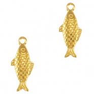 Anh&auml;nger Metall DQ fish Gold (Nickelfrei)