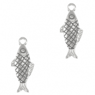 Anh&auml;nger Metall DQ fish Antik silber (Nickelfrei)