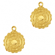Anh&auml;nger Metall DQ sun Gold (Nickelfrei)