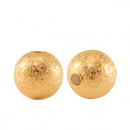 Perlen Metall DQ 8mm Gold (Nickelfrei)
