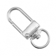 Zubeh&ouml;r Metall DQ Schl&uuml;ssel Anh&auml;nger 32mm Antik silber (Nickelfrei)