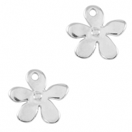 Anh&auml;nger Metall DQ Flower Antik silber (Nickelfrei)