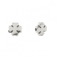 Perle Metall DQ Clover Antik silber (Nickelfrei)
