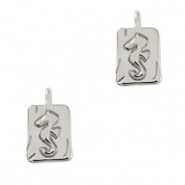 Anh&auml;nger Metall DQ Seahorse Antik silber (Nickelfrei)