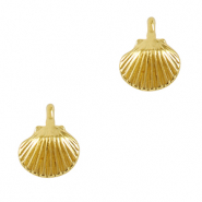 Anh&auml;nger Metall DQ Shell Gold (Nickelfrei)