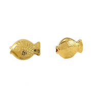 Perle Metall DQ Fish Gold (Nickelfrei)