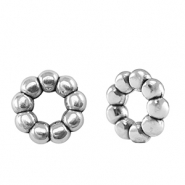 Perle Metall DQ Spacer Bali Ring 11mm Antik silber (Nickelfrei)
